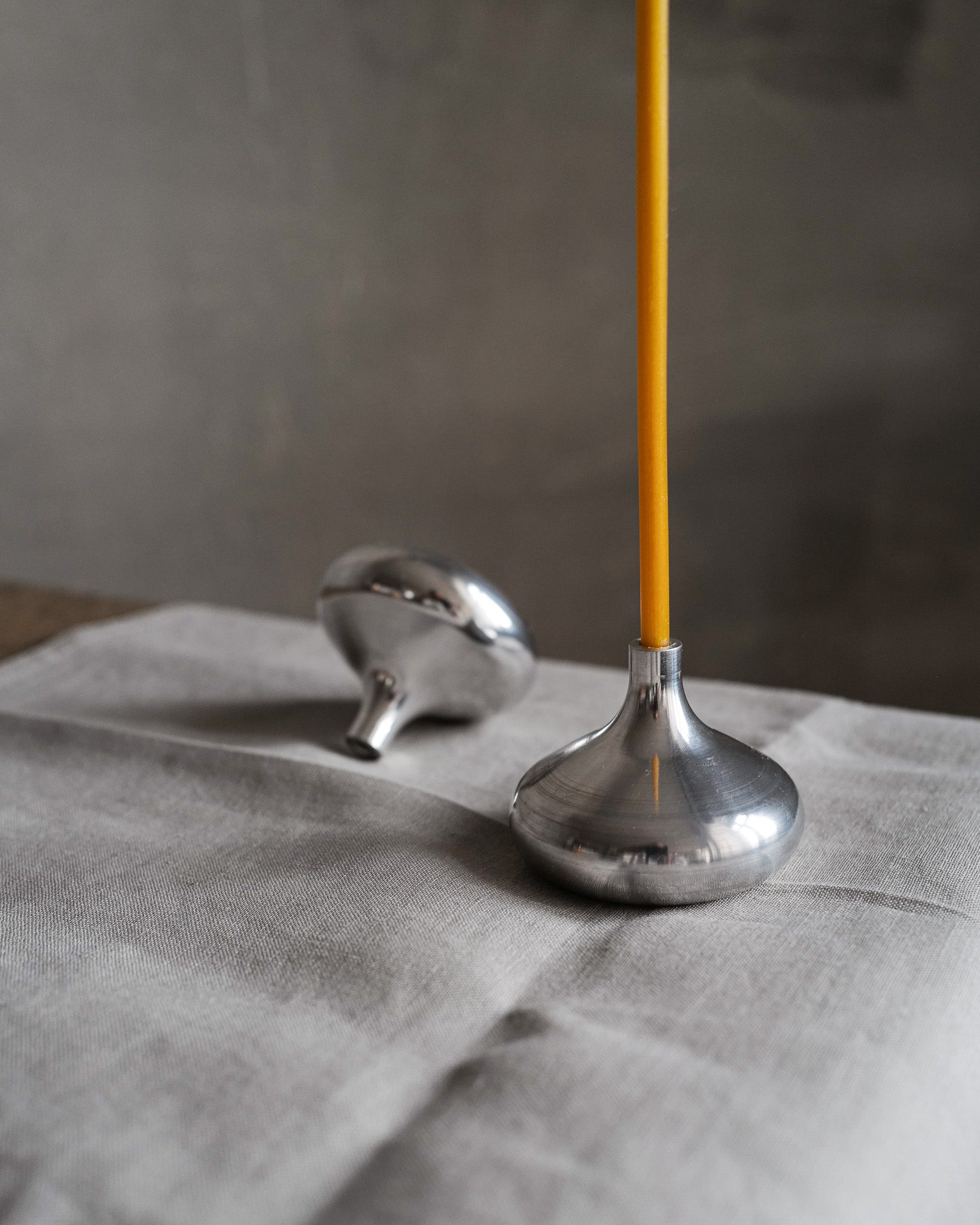 ALUMINIUM CANDLE HOLDER