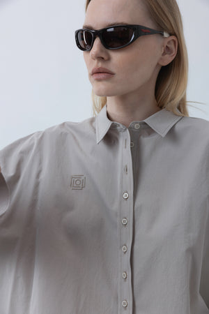 RELAXED SHIRT IN BEIGE