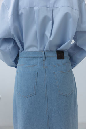 MAXI DENIM SKIRT