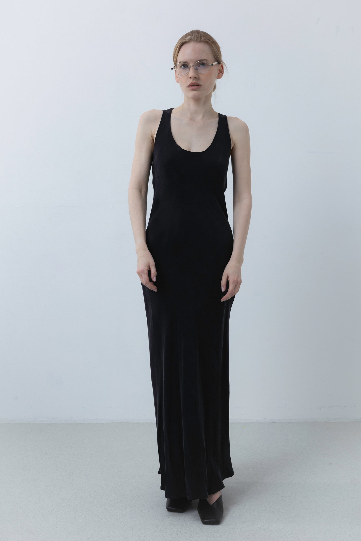 CUPRO LONG DRESS