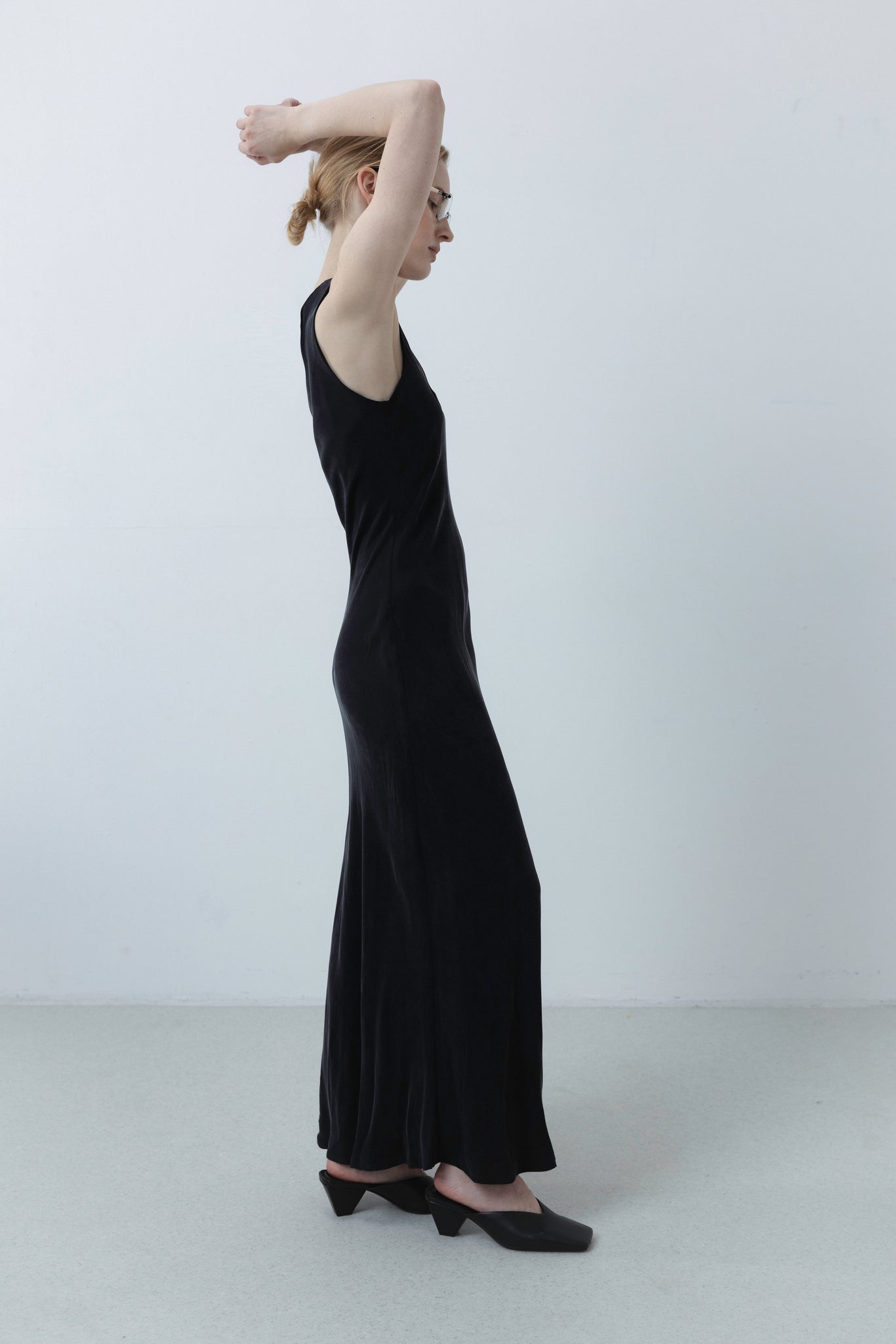 CUPRO LONG DRESS