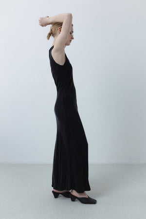 CUPRO LONG DRESS