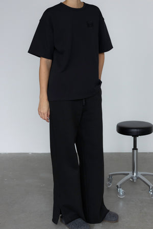 FLOW LOUNGE TROUSERS IN BLACK