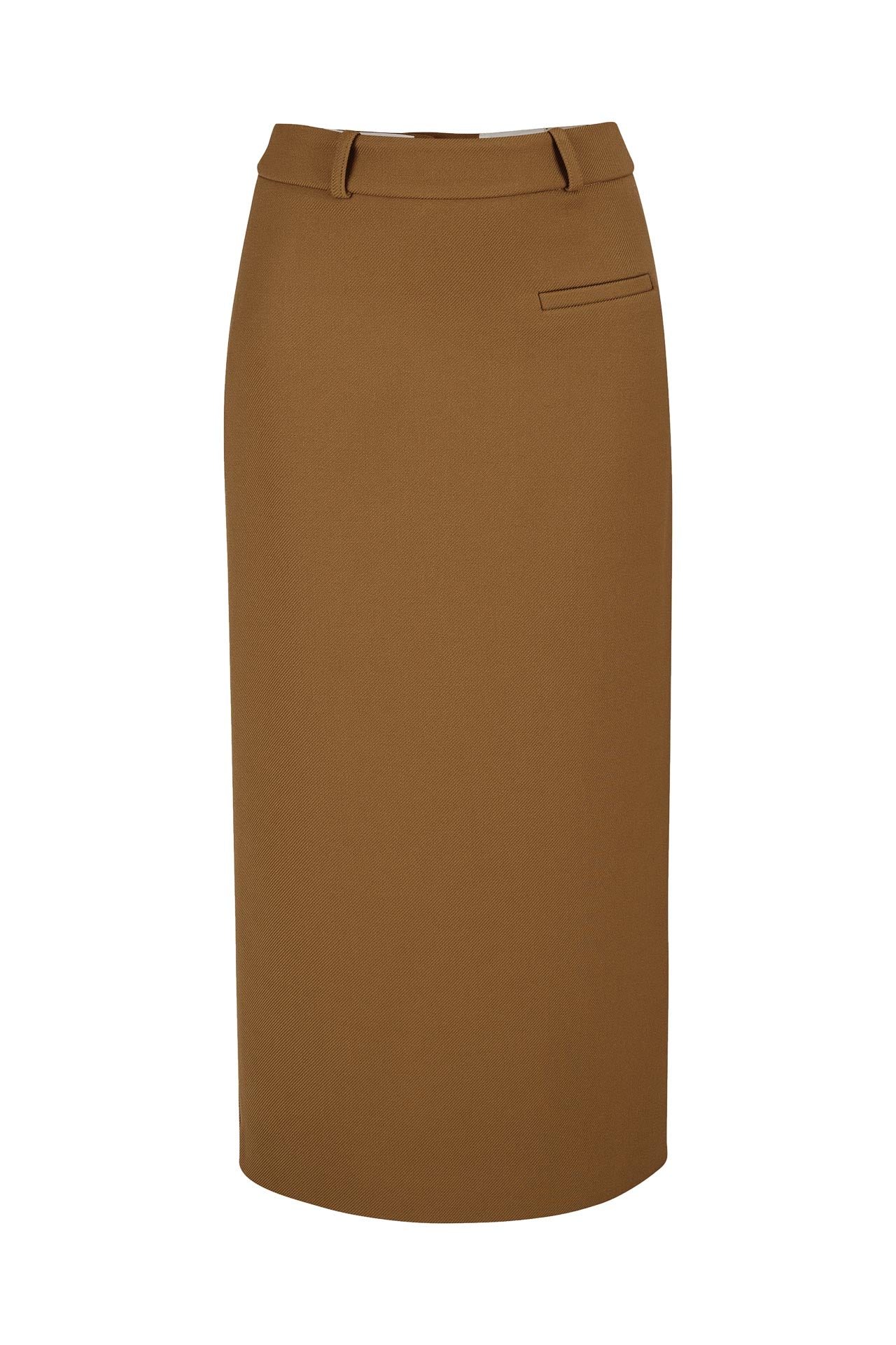 SUIT SKIRT IN CAMEL