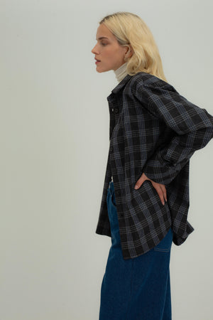 BOYFRIEND CHECK SHIRT