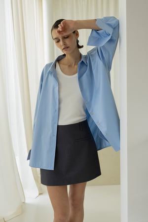 SOLO MINI SKIRT IN GREY